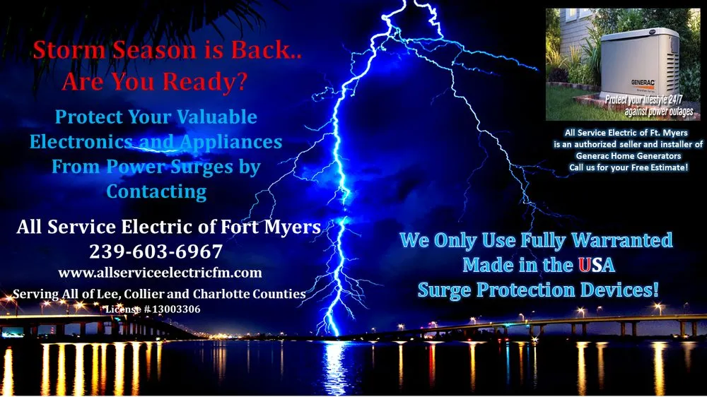 Emergency electrician providing lighting installation in North Fort Myers, FL - All Service Electric of Fort Myers