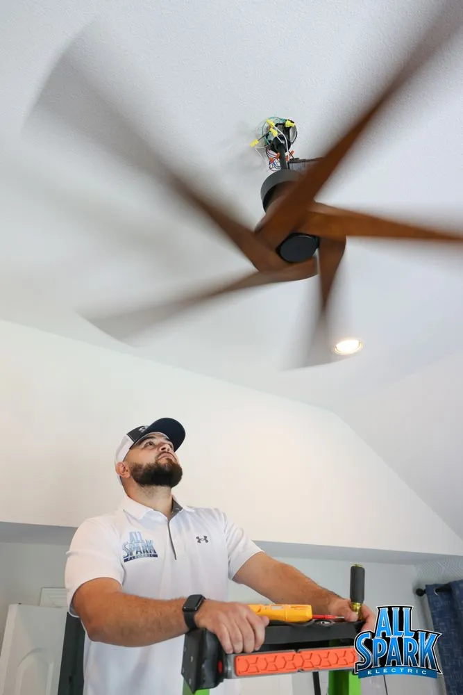 Licensed electrician providing panel upgrade in Crowley, TX - All Spark Electric