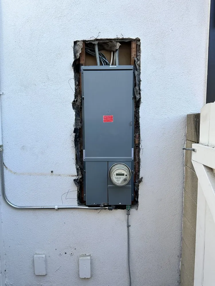 Professional electrical service for homes in panel upgrade, by