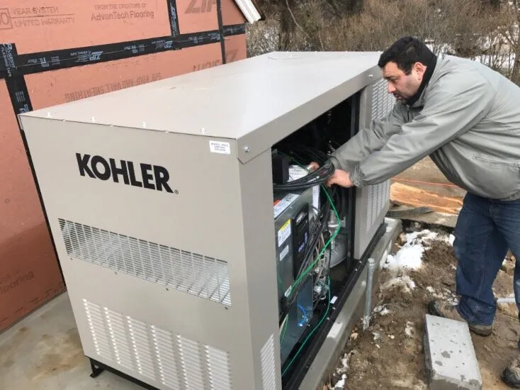 Certified electrician providing emergency electrical service in , 