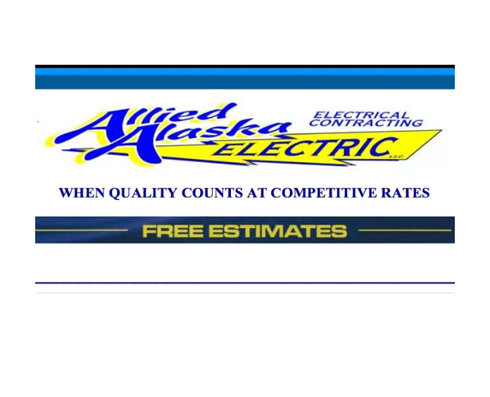 Slide of Allied Alaska Electric