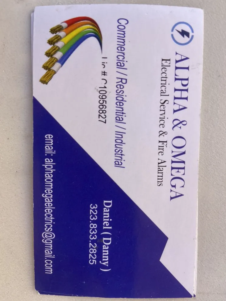 Slide of Alpha and Omega Electrical Service