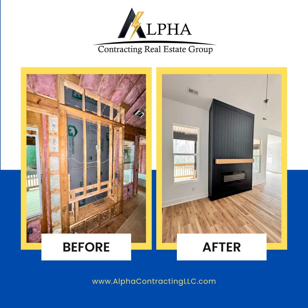 Slide of Alpha Contracting & Real Estate Group