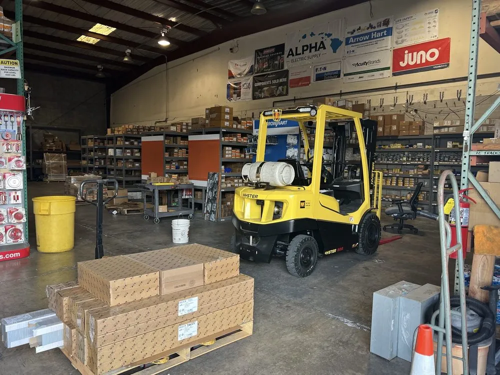 Slide of Alpha Electric Supply Company