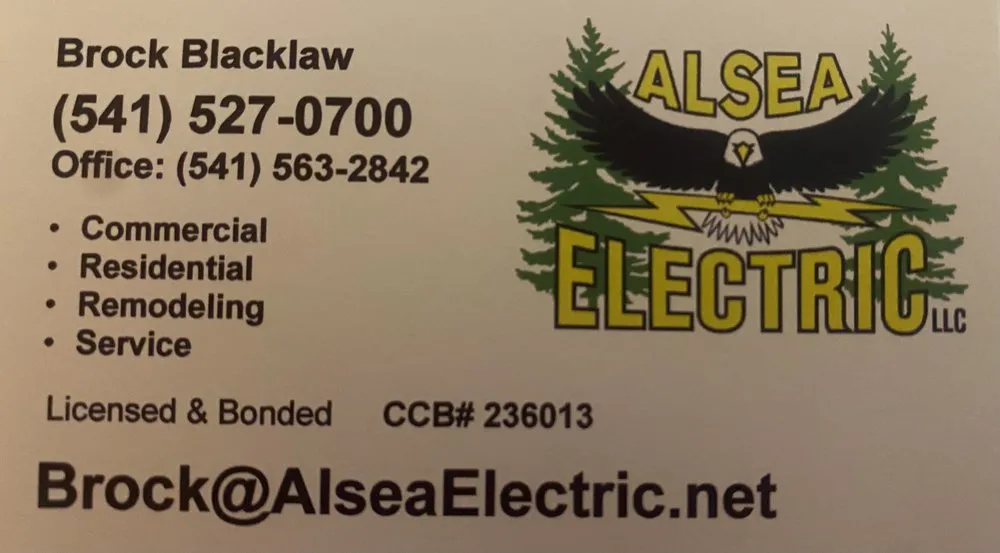 Slide of Alsea Electric