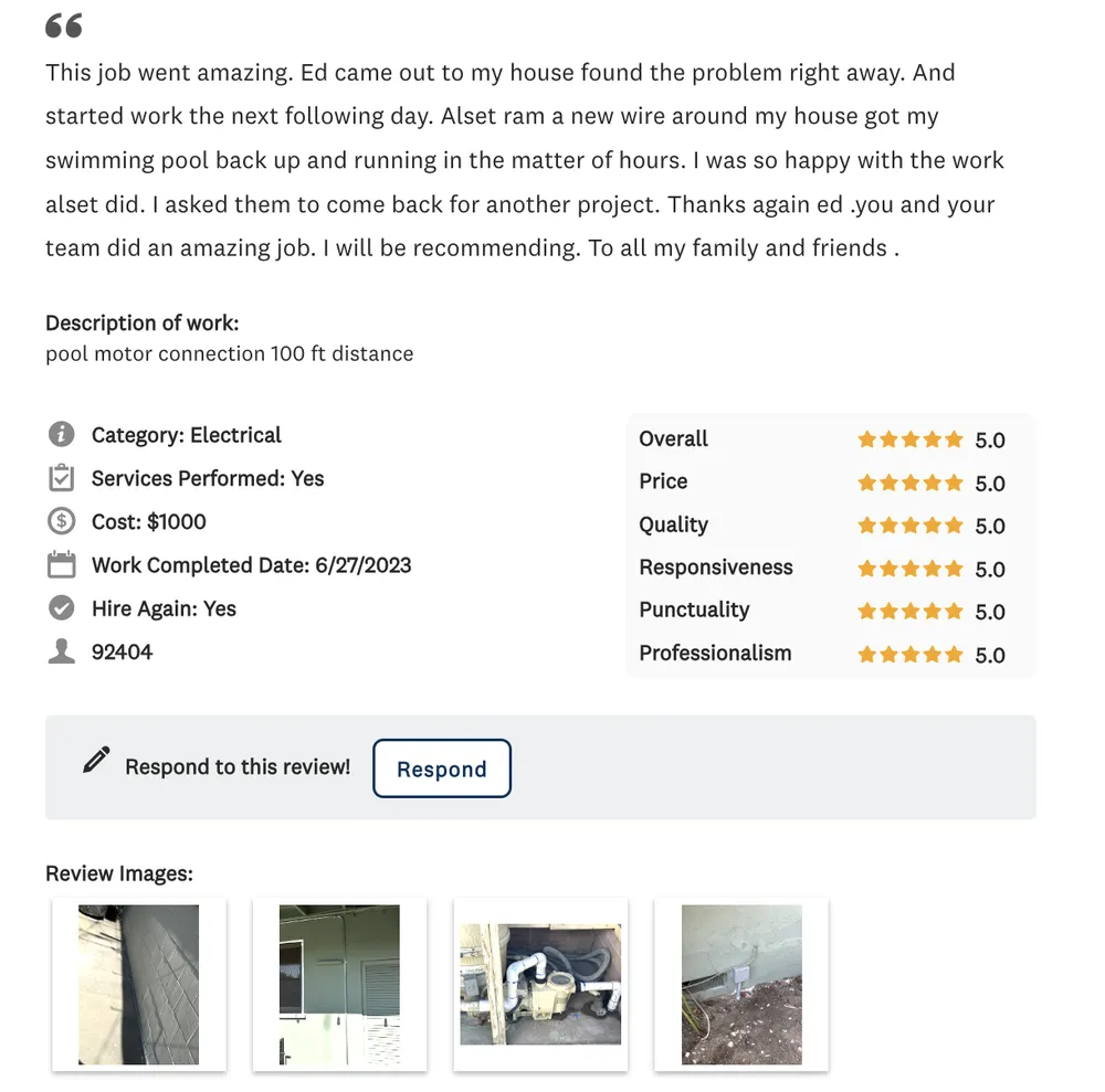 Expert electrical service for homes in wiring installation,  by 