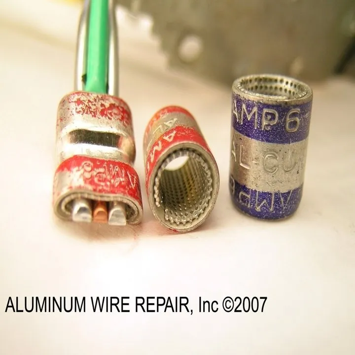 Slide of Aluminum Wire Repair