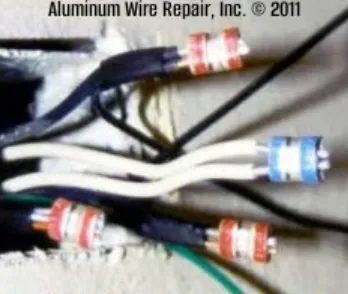 Slide of Aluminum Wire Repair