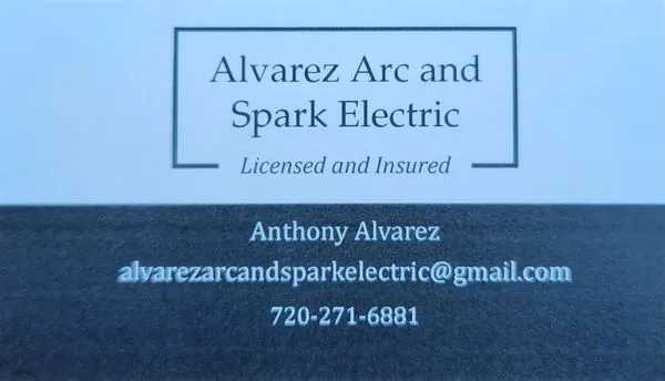 Alvarez Arc and Spark Electric Logo