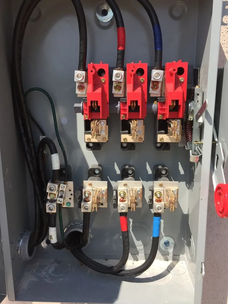 Slide of A&M electrical service