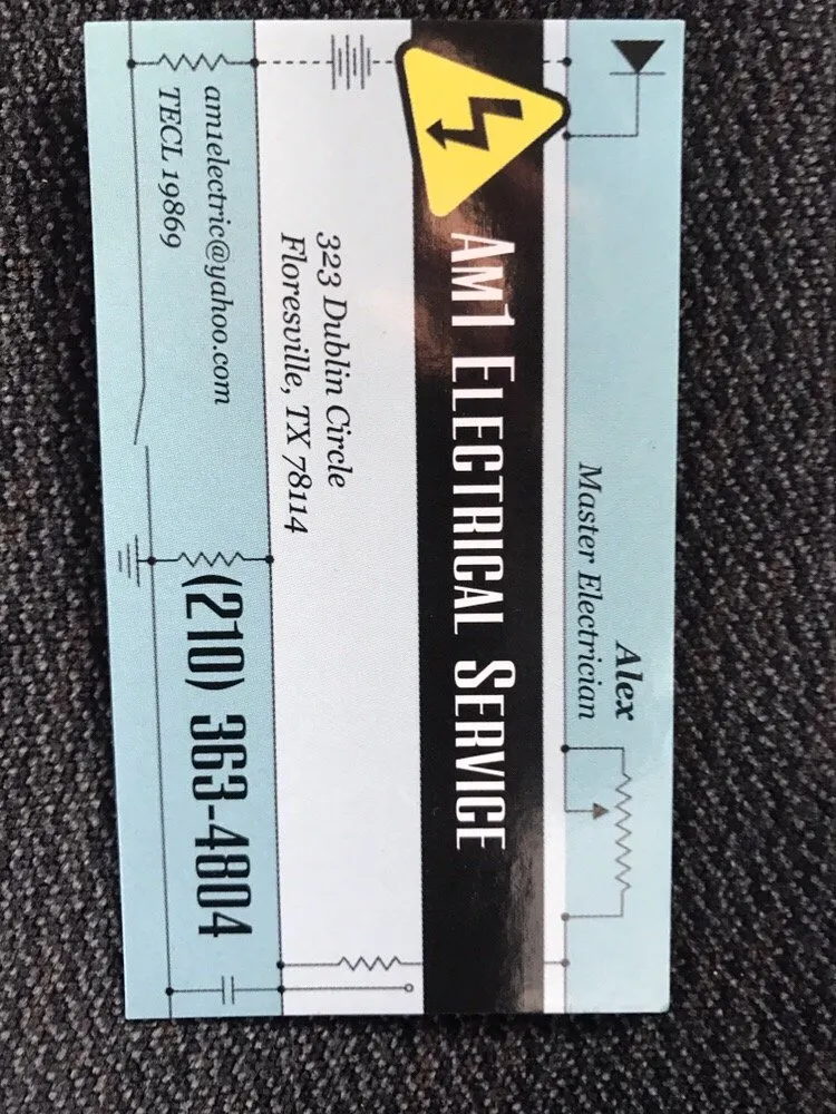 Slide of AM1 Electrical Services