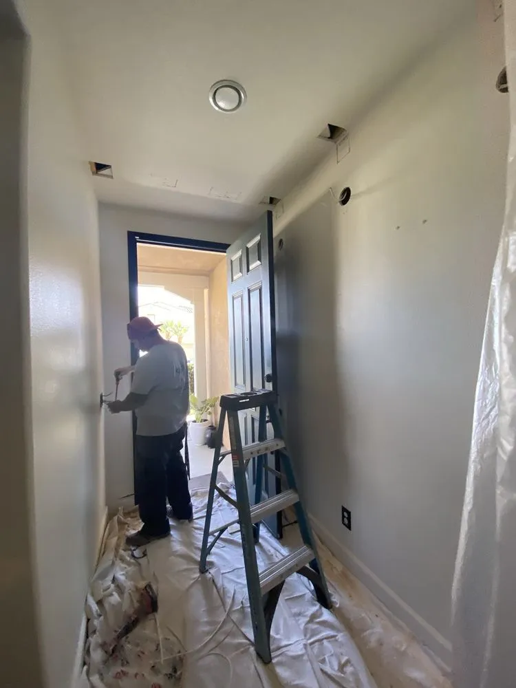 Professional electrician providing panel upgrade in , 