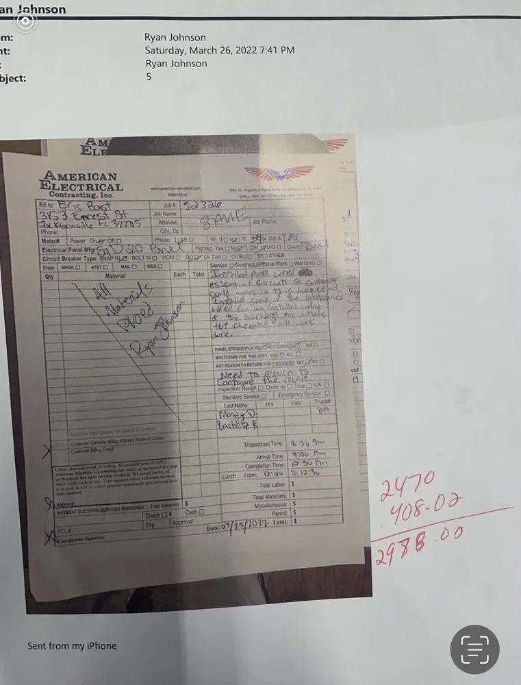 Slide of American Electrical Contracting