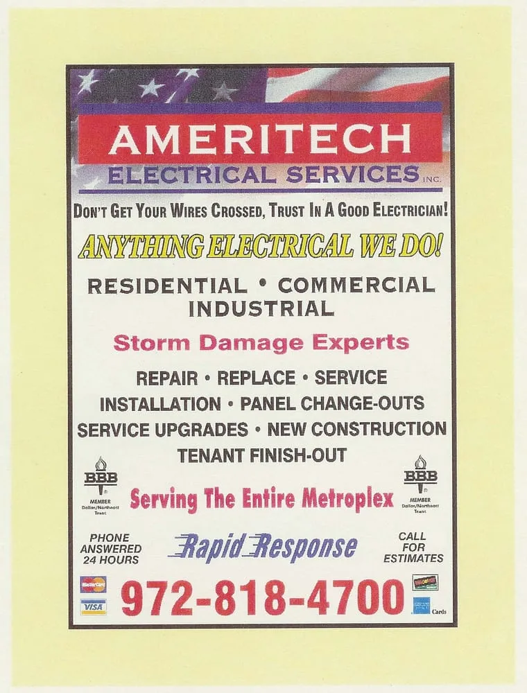 Slide of Ameritech Electrical Service
