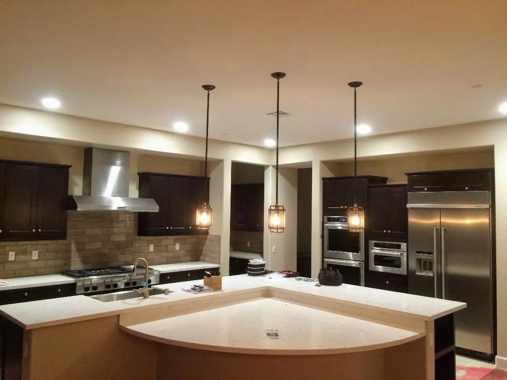 Licensed electrician providing lighting installation in Sugarloaf, CA - Amico's Electrical Services