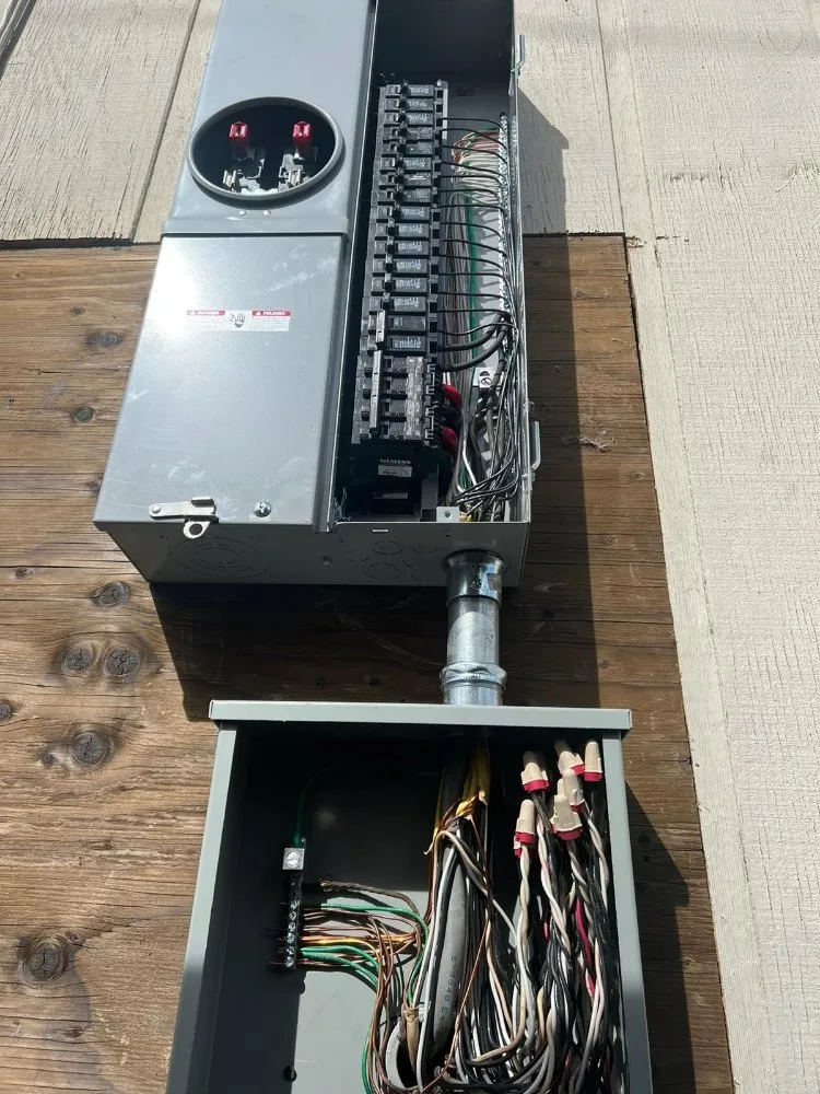 Reliable electrician providing panel upgrade in , 