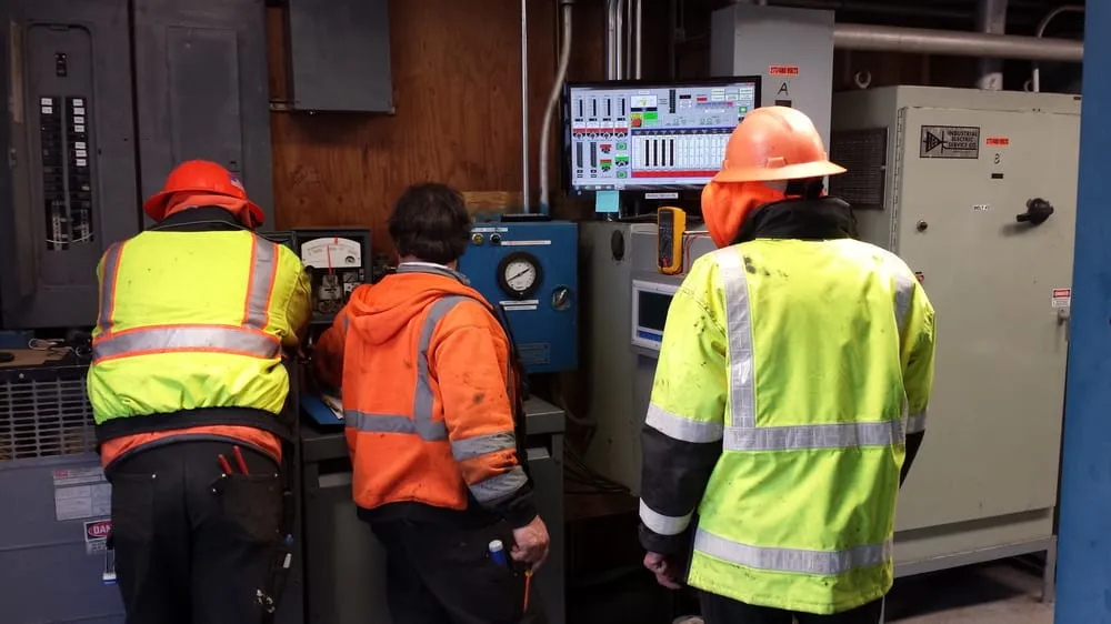 Slide of An Electrician