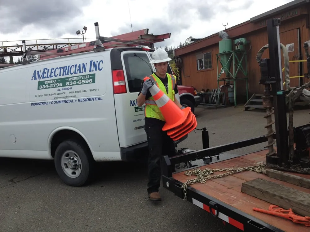 Slide of An Electrician