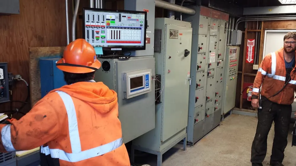 Slide of An Electrician