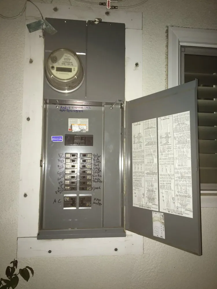 Slide of Andy Electrician