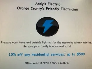Licensed lighting installation experts serving Salisbury Mills, NY - Andy’s Electric