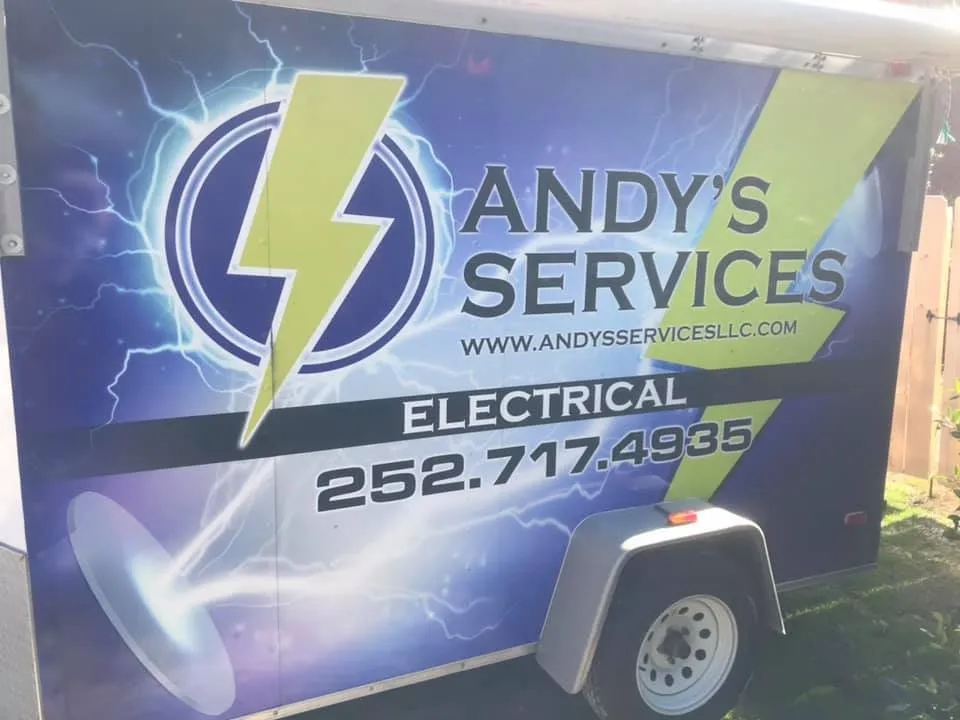 Slide of Andy's Services