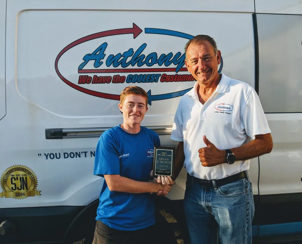 Slide of Anthony's Cooling-Heating-Electrical