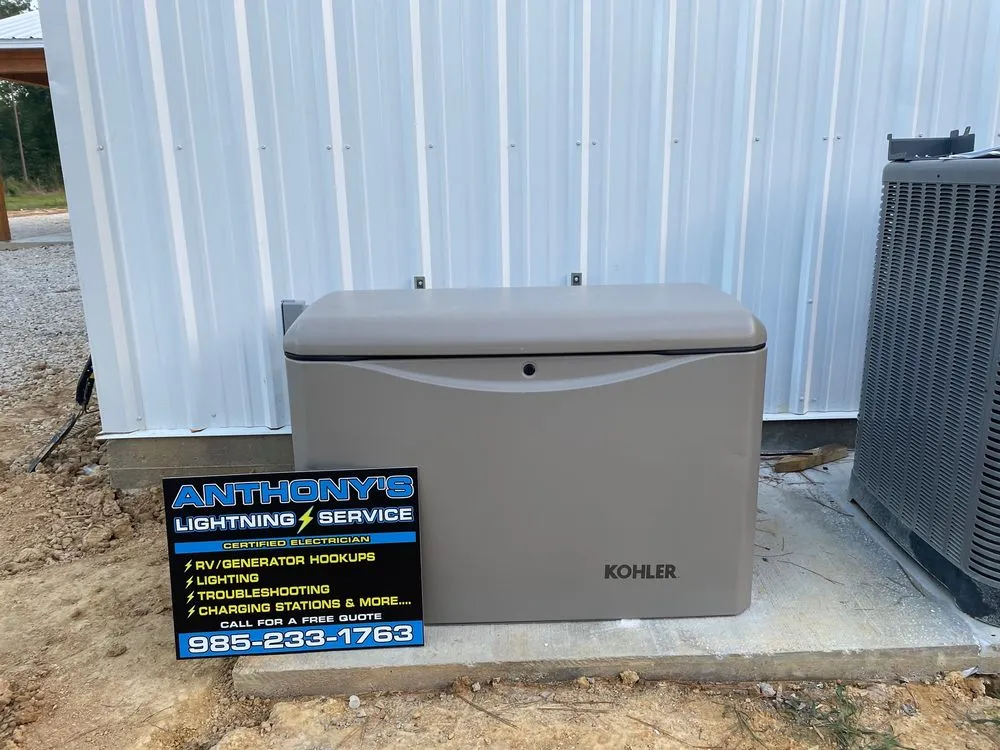 Slide of Anthony's Lightning Service