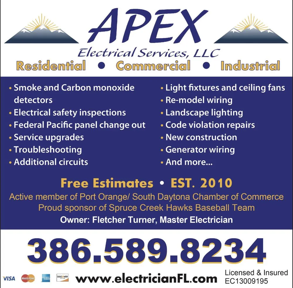 Slide of Apex Electrical Services