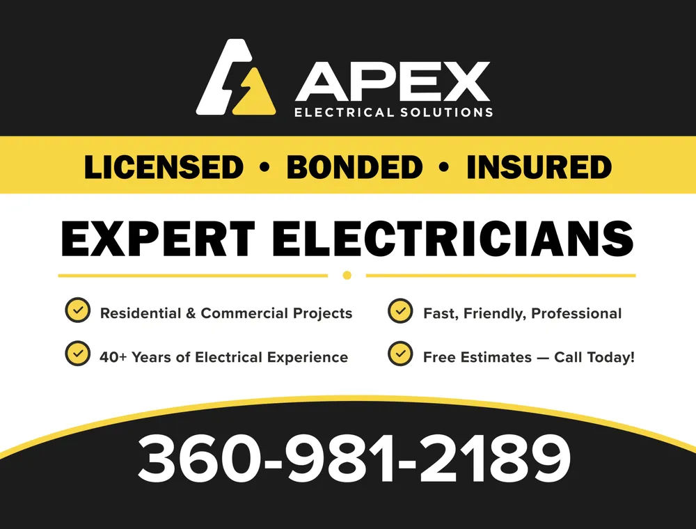 Affordable electrical repair experts serving Seabeck, WA - Apex Electrical Solutions