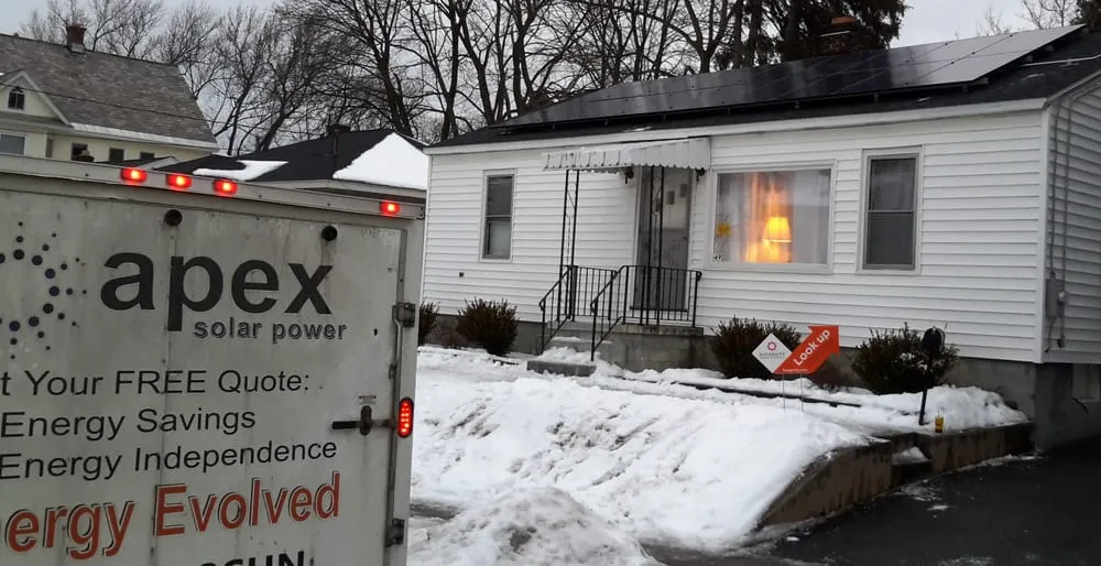 Slide of Apex Solar Power