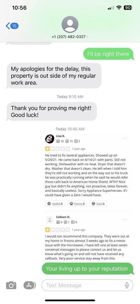 Slide of Appliance Superheroes