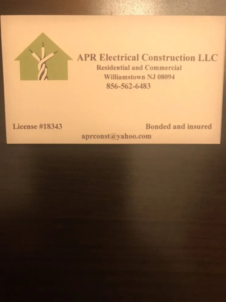 Slide of APR Electrical Construction