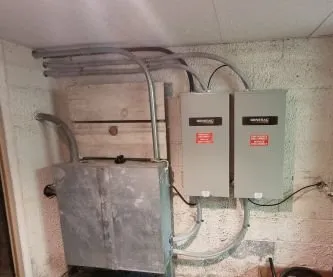 Licensed electrical service for homes in emergency electrical service, by