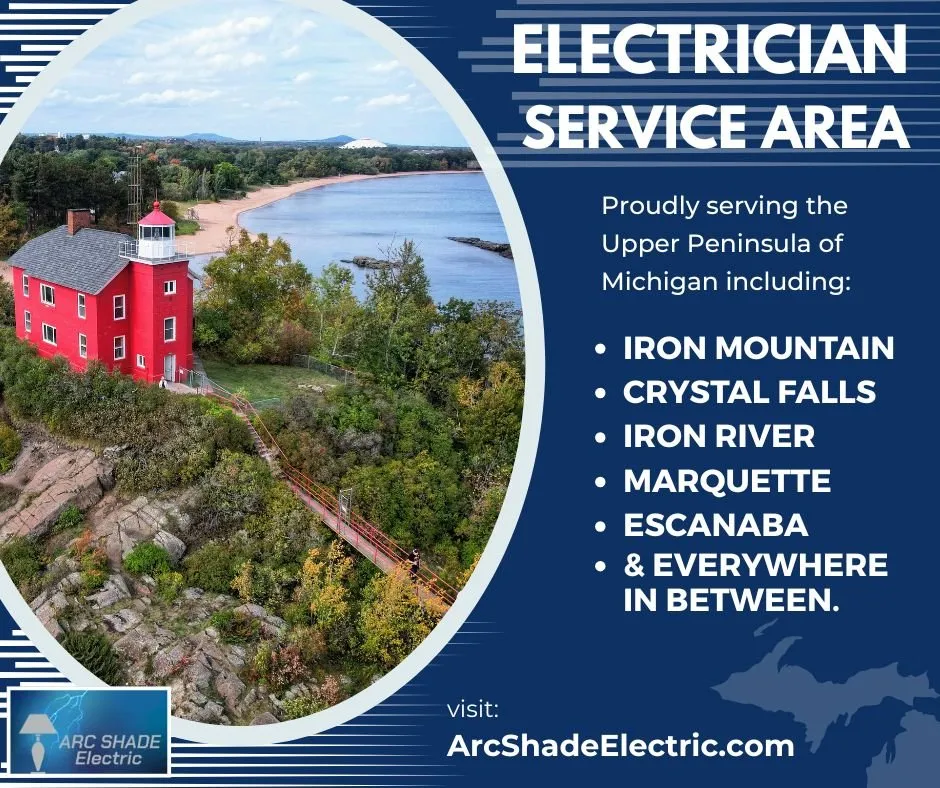 Emergency electrical repair service in Channing, MI - Arc Shade Electric