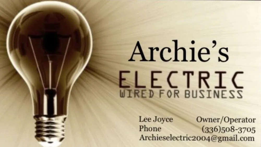 Slide of Archie’s Electric