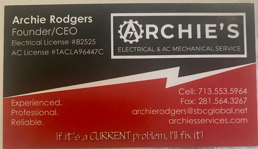 Slide of Archies Electrical Services