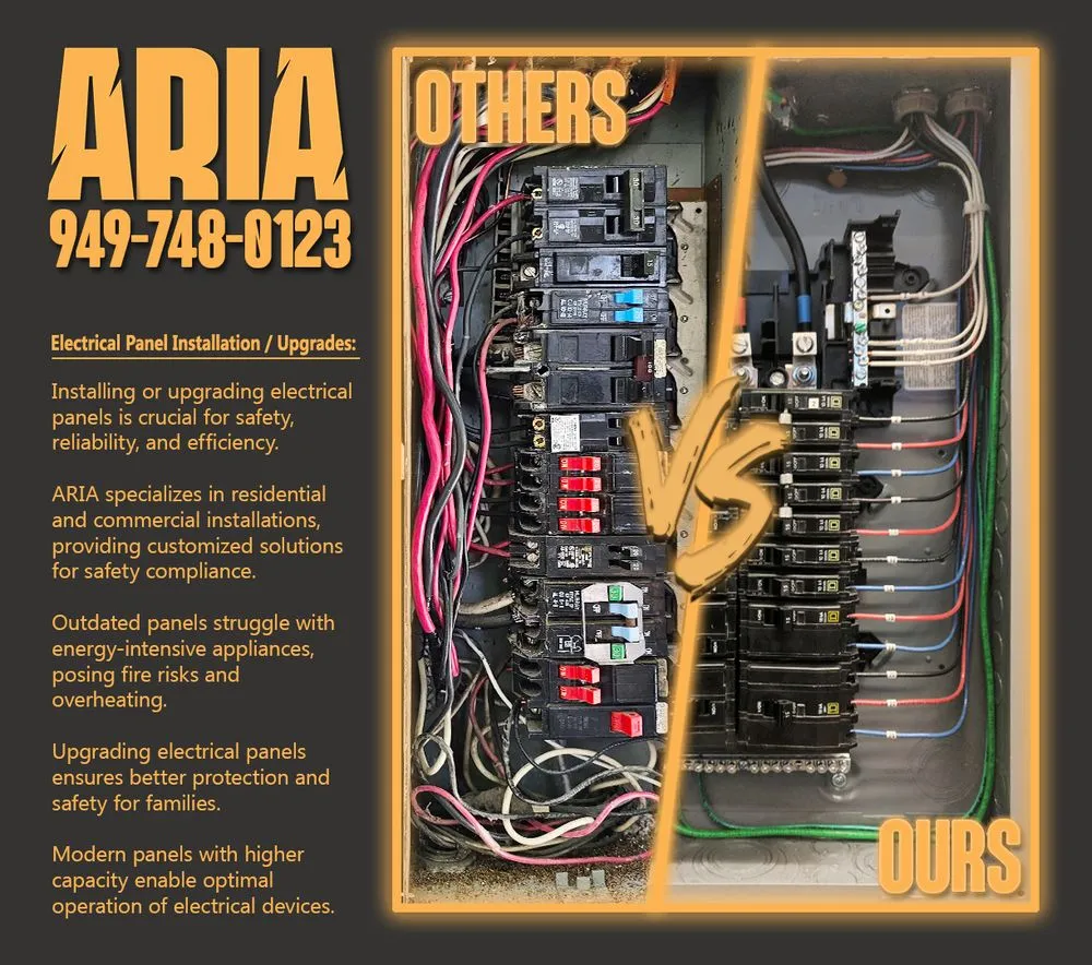 Slide of Aria 4 Electrical & Construction