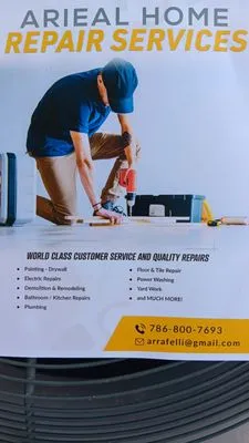 ARIEAL HOME REPAIRS Logo