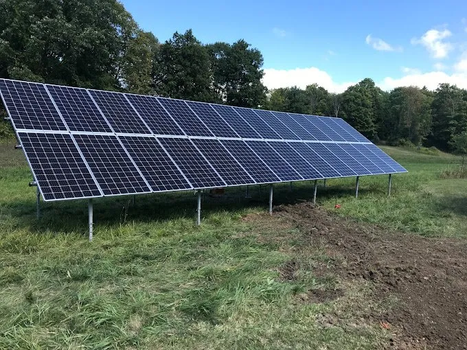 Certified electrician providing outlet and switch repair in Stockbridge, VT - Array of Sunshine