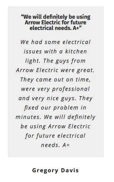 Slide of Arrow Electric