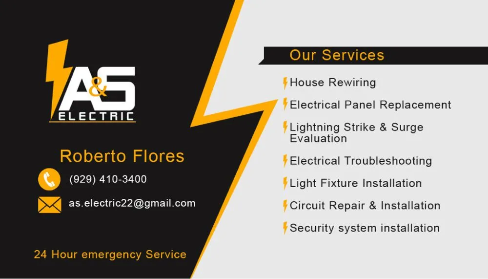 Slide of A&S Electric