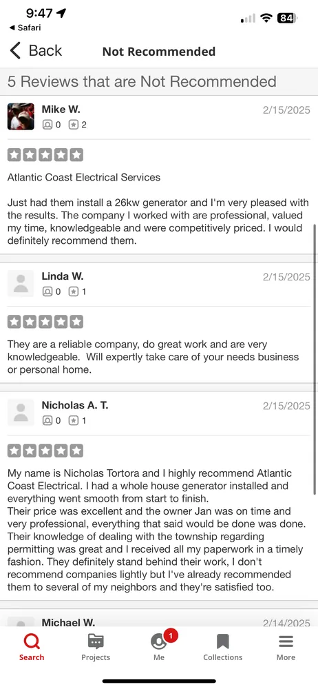 Slide of Atlantic Coast Electrical Service