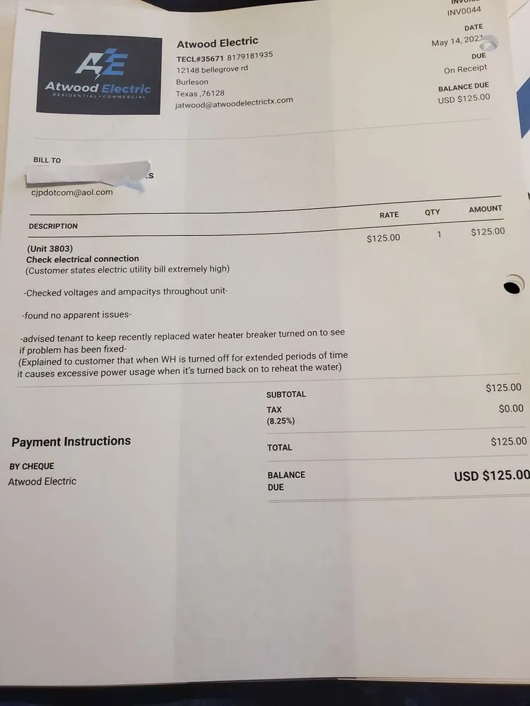 Slide of Atwood Electric