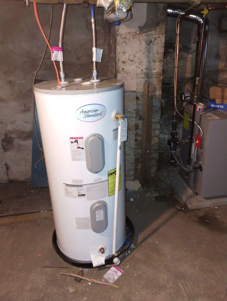 Slide of Auman's electrical and plumbing