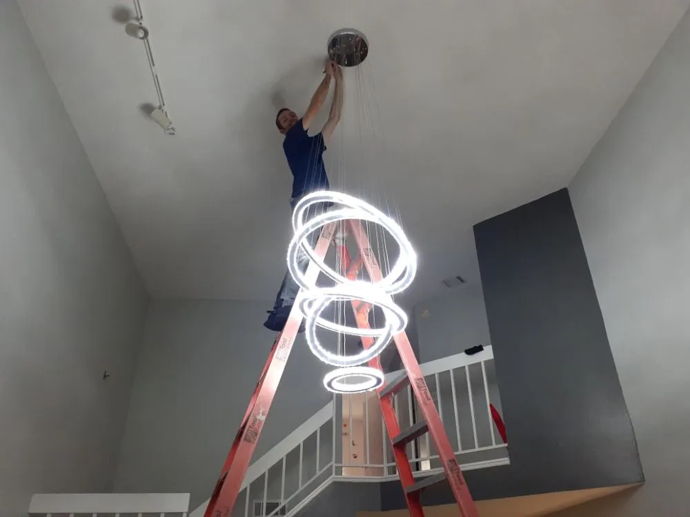 Professional electrician providing lighting installation in Dayt Bch Sh, FL - Austin's Pro Handyman Services & Power Washing