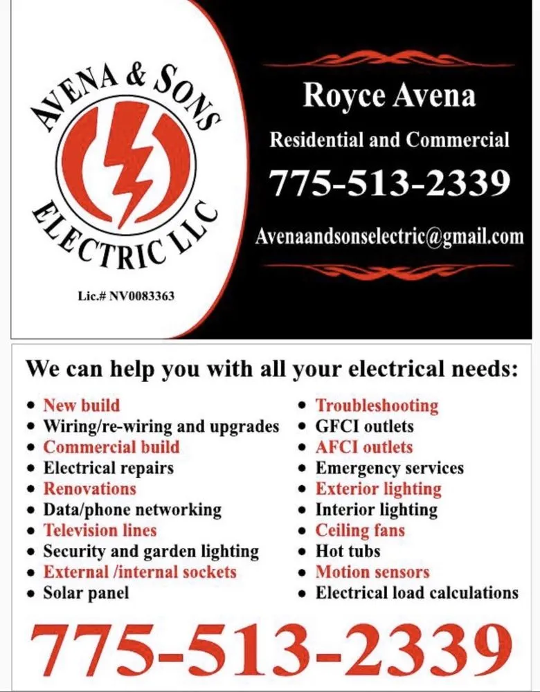 Slide of Avena & Sons Electric