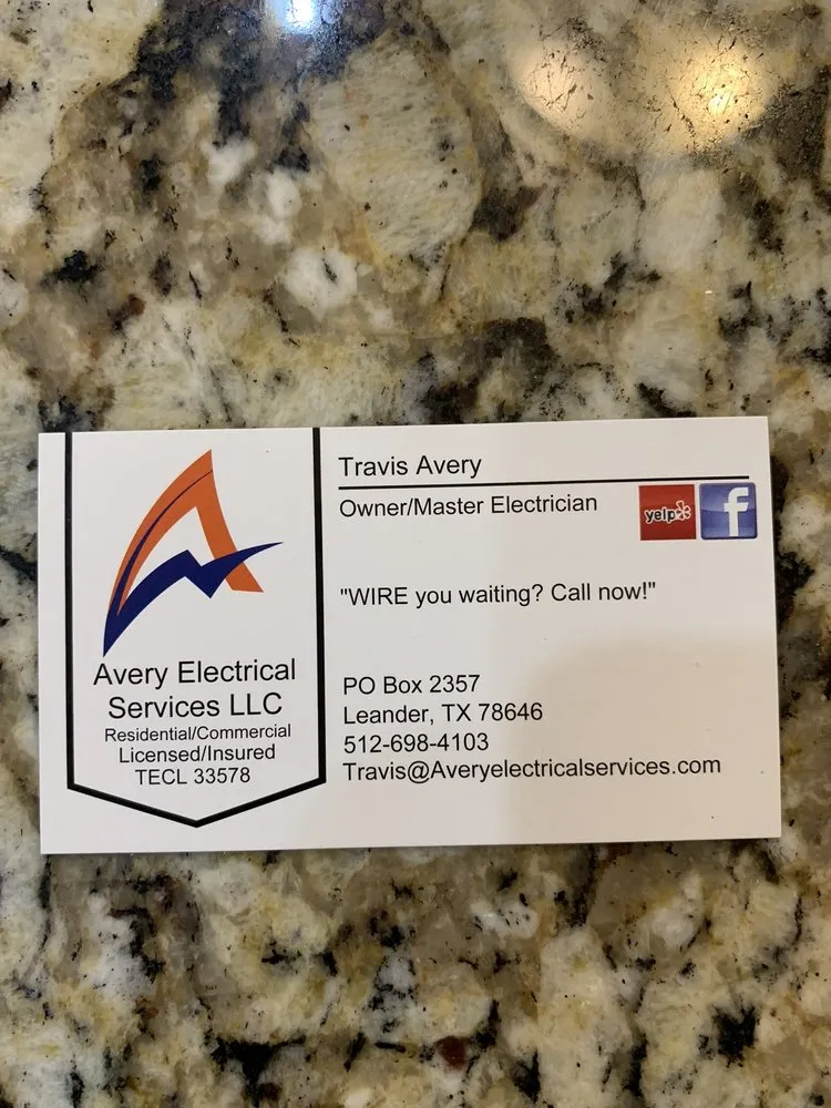Slide of Avery Electrical Services