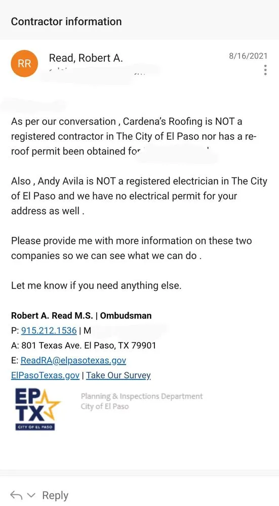 Slide of Avila's Electrical Solutions