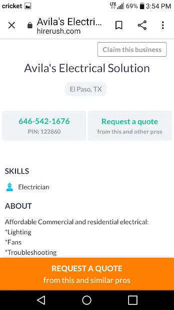Slide of Avila's Electrical Solutions
